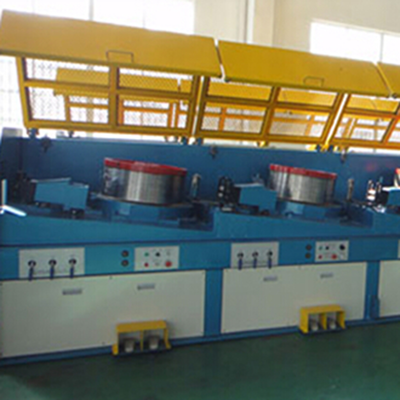 Oulun frequency converter in straight-through wire drawing machine solution